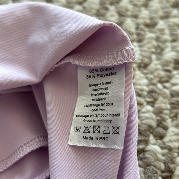 NWT Van Der Rock Lila Lilac High Neck Bodysuit - Picture 6 of 6